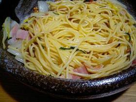 簡単だけど具沢山☆白菜納豆パスタ