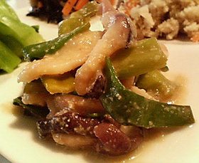 胡麻が香る、蛸のぬた