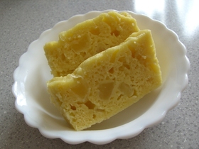 おからでヘルシー☆朝食りんご蒸しパン♪