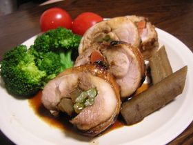 簡単!和風ロールチキン