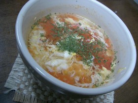 3分で★トマトのコンソメスープ