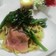 菜の花と生ハムのパスタ