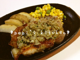 でぇ～きたっ♥若鶏のディアボラ風？♥