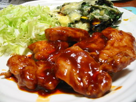 鶏胸肉でやわらか チキンチャップ
