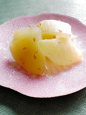 ヤーコンの酢のもの