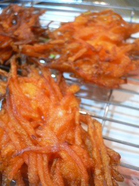 にんじんだけ！　黄金のかき揚げ