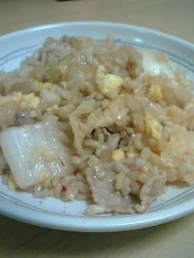 彼の大好物★キムチチャーハン
