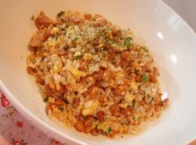 美味しいよ☆納豆チャーハン