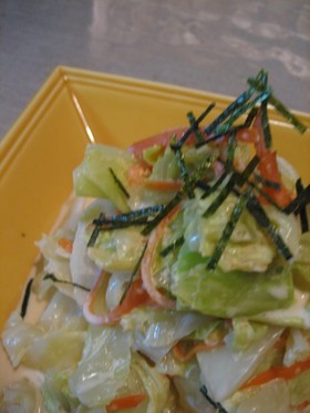 簡単☆パスタソースでキャベツサラダ