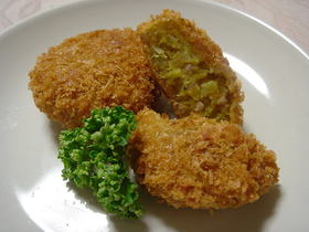 金時芋で☆カレー風味コロッケ