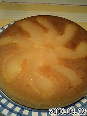 炊飯器で簡単リンゴケーキ