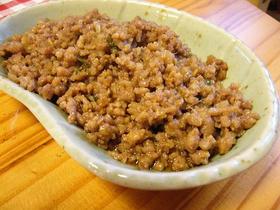 所要時間10分asumi製♥甘辛肉味噌