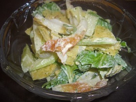 セロリとちくわのポテチサラダ