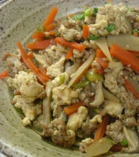 お野菜たっぷり♪炒り豆腐