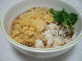 たぬき蕎麦