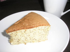 丸型・計量カップで簡単紅茶シフォンケーキ