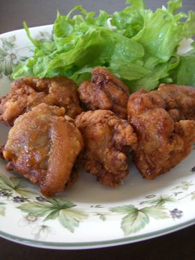 手抜きでごめんよ！焼肉のタレでから揚げ