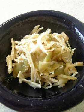 鶏とザーサイの和え物☆