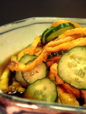 母の味☆胡瓜と薄焼き卵の酢の物