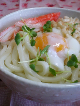ゆでるだけ☆醤油バターうどん