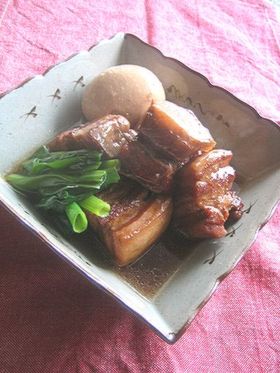 ＊黒酢入り豚角煮＊