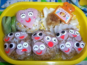 幼稚園のお弁当（年少☆修了）