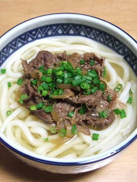 簡単☆肉うどんの「肉」