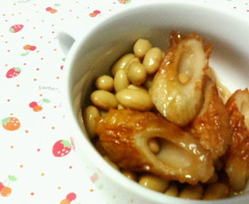 給食を思い出す☆大豆とちくわの煮物♪♪