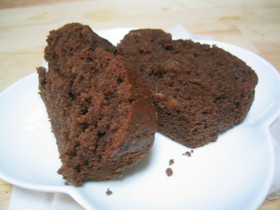バナナのチョコパウンドケーキ