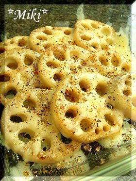 レンコンのチーズグリル♪
