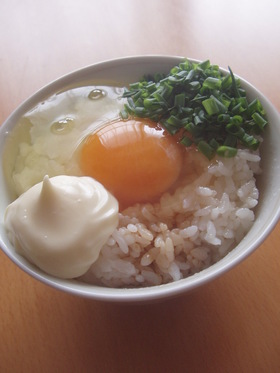 マヨで☆たまごかけごはん