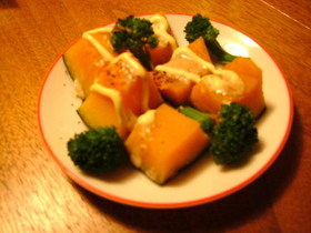 簡単　かぼちゃ蒸し