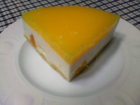 低カロリーオレンジレアチーズケーキ(風)