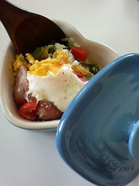 ラムカンダムールで作るクイック朝ご飯
