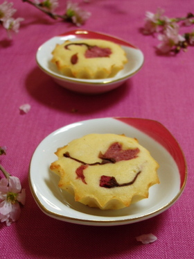 ほろ酔い桜のミニケーキ✿