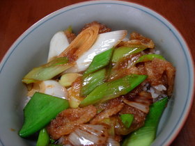 松山あげで☆ささっと丼
