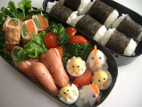 うずらの卵でひよこ&にわとり♪