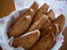 甘さ控えめ♪コーヒー風味のビスコッティ☆