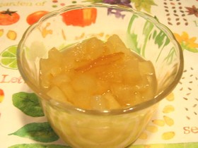 簡単マクロビスイーツ☆りんごの葛煮