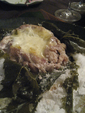 鶏とモッツアレラチーズの塩がま