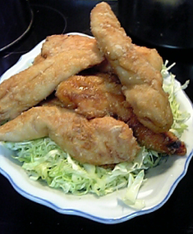 ささみのにんにく醤油焼き☆