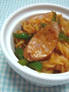 お弁当に♡マカロニナポリタン