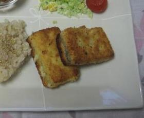 高野豆腐のチーズカツ