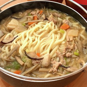 我が家の定番！豚汁うどん