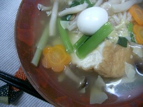 厚揚げの湯葉きのこあん