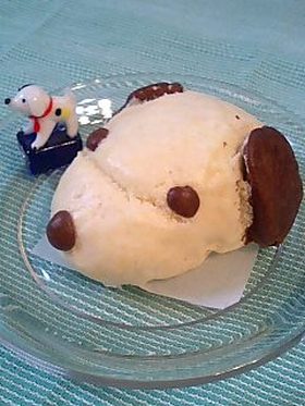 スヌーピーの簡単あんまん♪