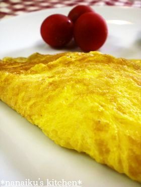 簡単♡チーズ入りふわとろオムレツ