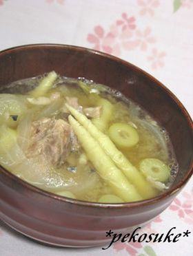 郷土料理「たけのこ汁」