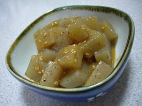 電子レンジで簡単☆蒟蒻の田楽もどき♪