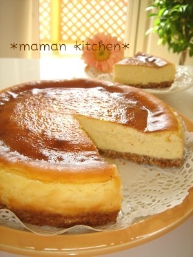 簡単★しっとり濃厚チーズケーキ